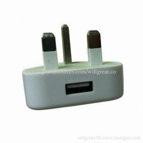 USB Main Charger, 100-240V, 50/60Hz, 1.5A Input With CE, RoHS Marks